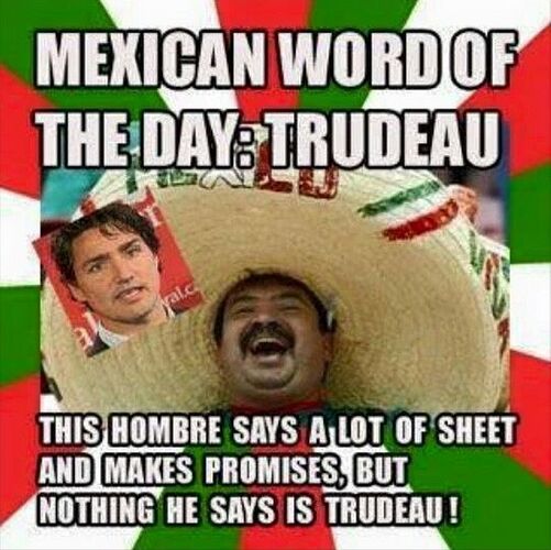 mexican word trudeau