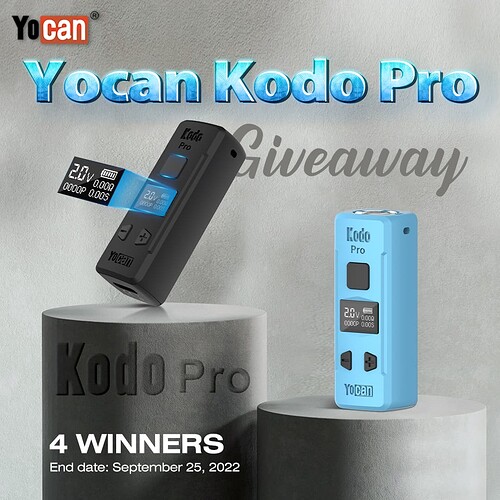 Yocan Kodo Pro Giveaway-1