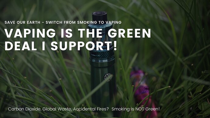 vaping is the green deal
