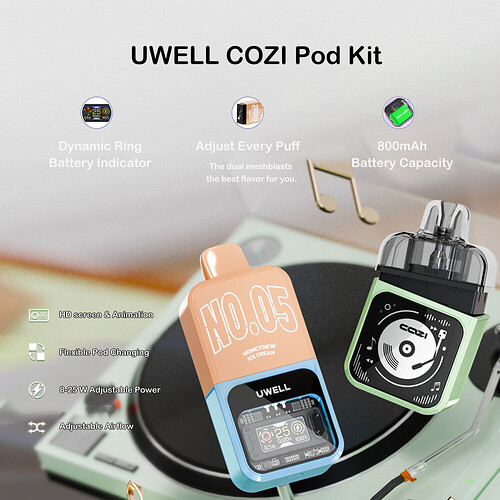 Uwell-COZI-Pod-System-Kit-800mAh