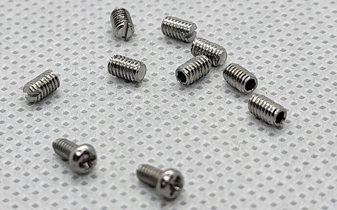 8 Screws Closeup
