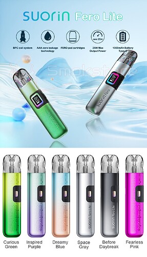 Suorin-Fero-Lite-Pod-System-Kit-1000mAh-Colors