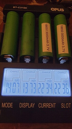 Opus 3100 Battery Charge Capacity