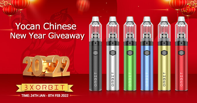 Yocan orbit giveaway