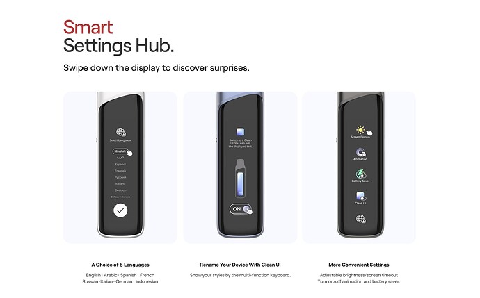 4 Settings Hub