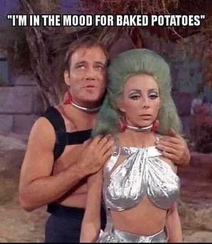 Baked potatoes