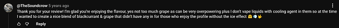 Sound Crow comment