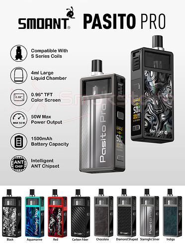 Smoant-Pasito-Pro-Kit-1500mAh-Colors