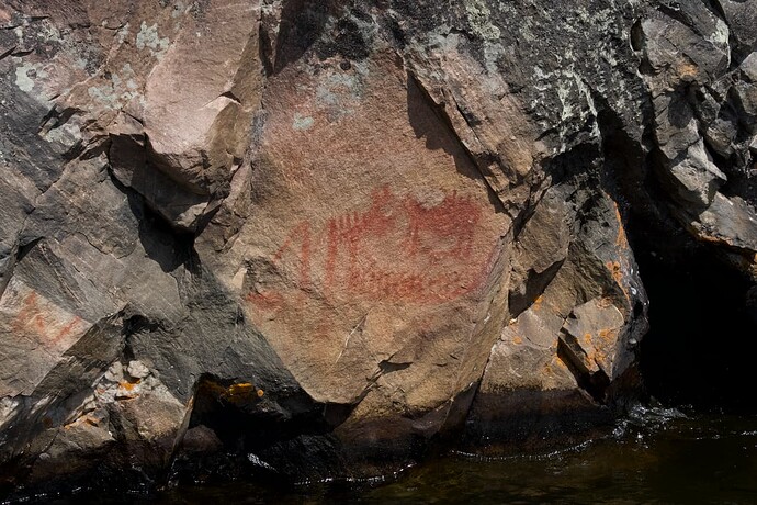 Awenda 25 indigenous rocks