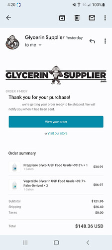 Glycerin Suppliers