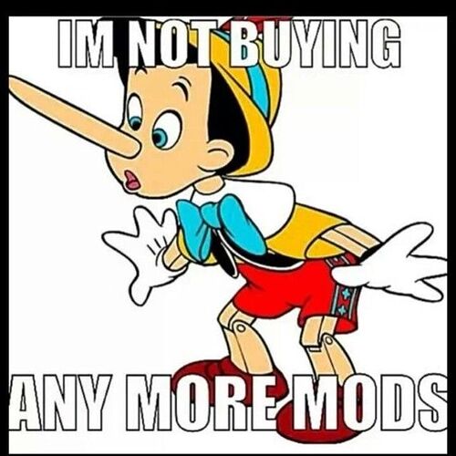 no more mods