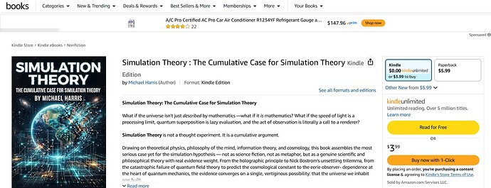 Screenshot 2026-03-20 at 20-04-39 Amazon.com Simulation Theory The Cumulative Case for Simulation Theory eBook Harris Michael Kindle Store