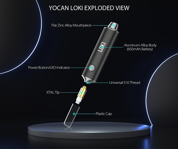 Yocan Loki Portable Vaporizer Pen_3
