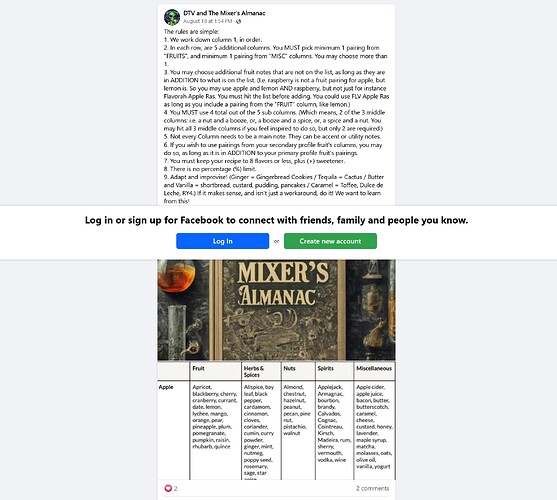 Screenshot 2024-08-22 at 18-26-52 The rules are simple 1. We... - DTV and The Mixer's Almanac Facebook
