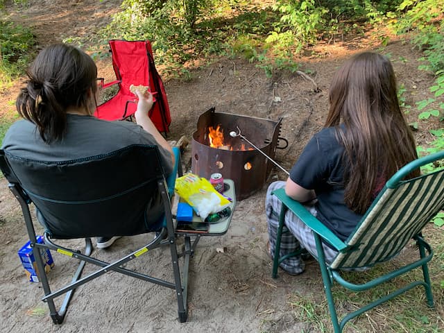 campfire smores