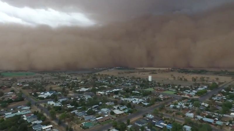 Duststorm NSW Central West Jan 2020